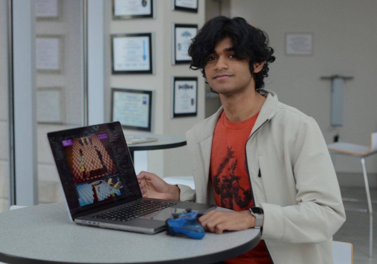 “I've been doing programming and CS for a while, but I get a lot more enjoyment out of making games. It's something that will give me something tangible compared to working on code problems or fine tuning some specific software. This is a lot more physical to me, even though it's still digital. It feels a lot more personal because it's something that I can physically play," senior Pranav Sukesh said.
