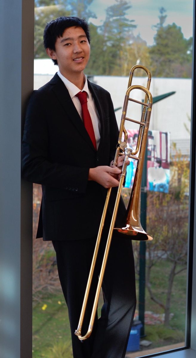 “Apart from winning, the little things make the most impact. My love for trombone and tennis stems from this urge to be part of a community. Improving in trombone has not only helped the band, but it's also helped my own self esteem. On a more personal scale, playing the trombone is a way for me to relax after a really stressful day," senior Yinan Zhou said.