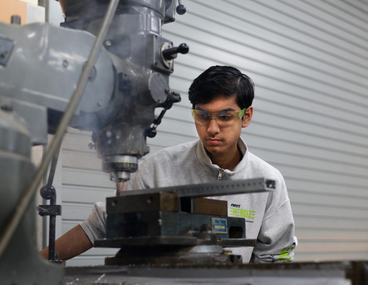 “I like having to face challenges and then being able to overcome the challenges. I like it when there's a technical difficulty or there is a task that seems impossible, such as getting the robots to do monkey bars, but then as you work with a group of people and you think about it, you find a solution that seems feasible," Akul Goyal ('25) said.