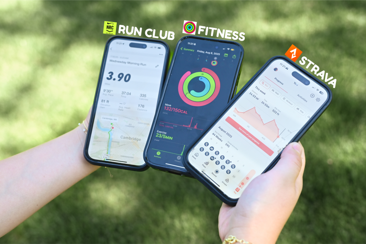 Apps like Nike Run Club, Apple Fitness and Strava help athletes track their workouts and meet training goals. “I couldn’t make it to practice one day, but I still went on a run on my own because I wanted to maintain my streak on Strava,” cross country runner Aahana Sharma (10) said.