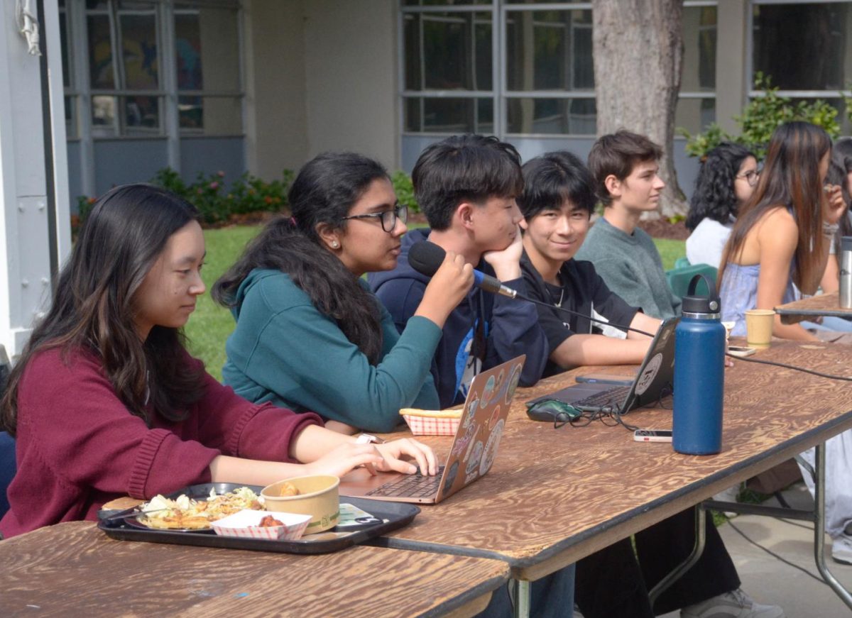 Campus leadership representatives gather for the year's first CLC Town Hall. Despite an audience of 5, student leaders viewed the Town Hall as an important first step for complete transparency.