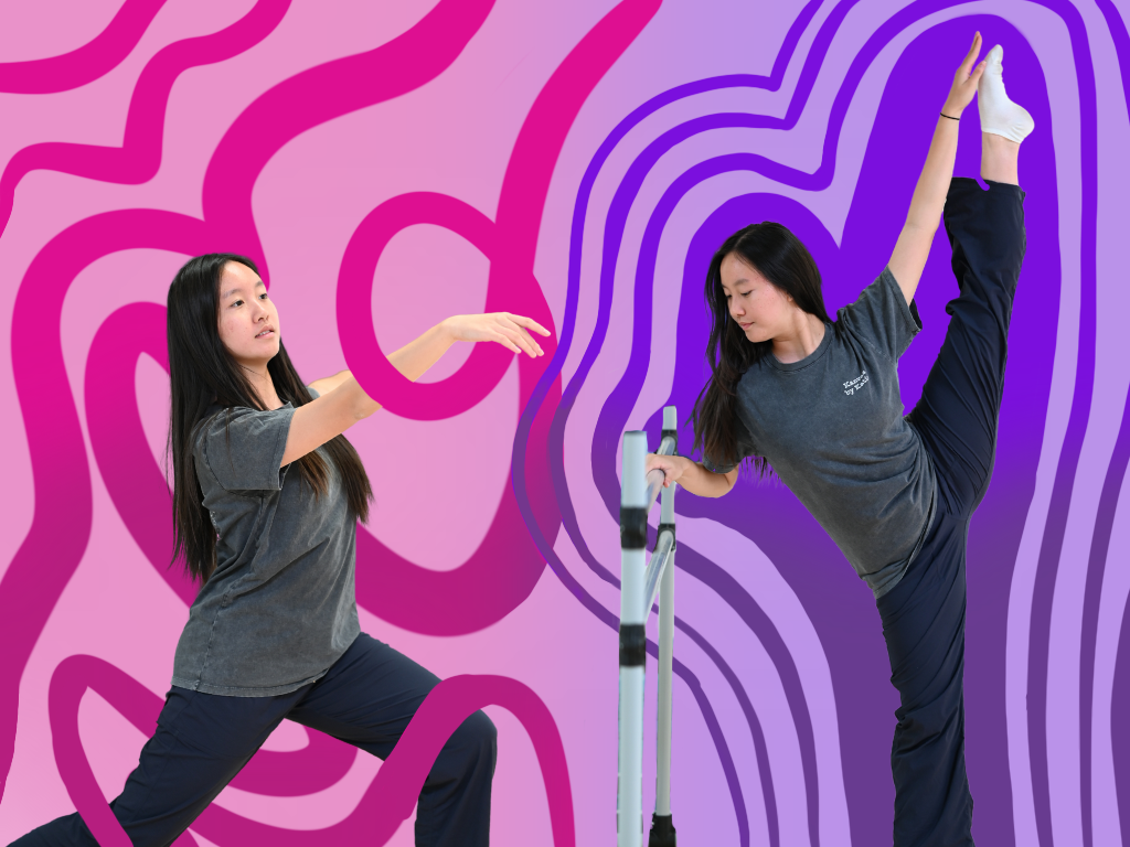 Junior Harker Dance Company co-caption Hannah Jiang shares that experimenting with different styles can improve a dancer’s ability to adjust the balance between technique and artistry depending on the genre.