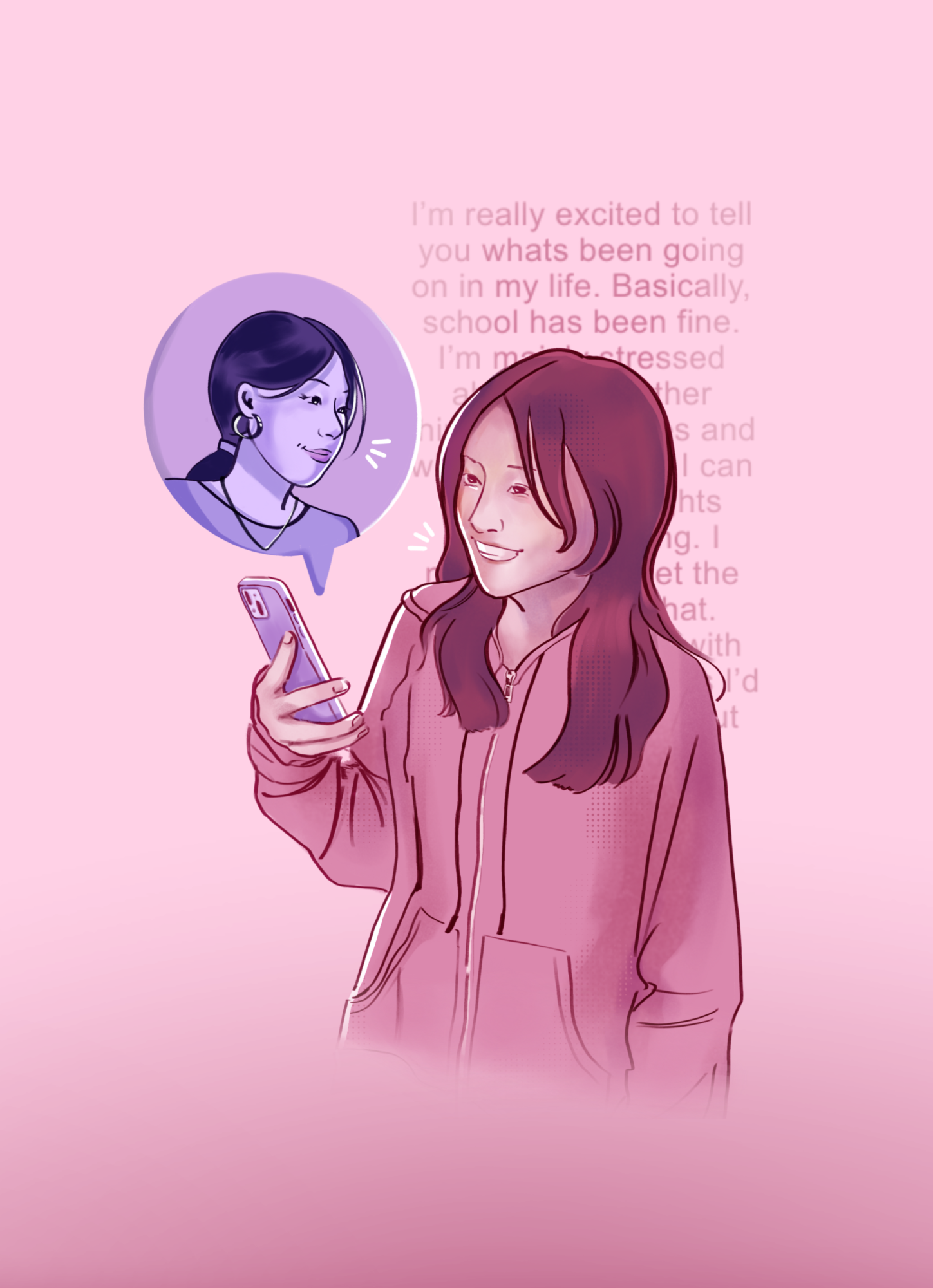 Social media serves as the essential glue for long-distance relationships when physical meetings are impossible.