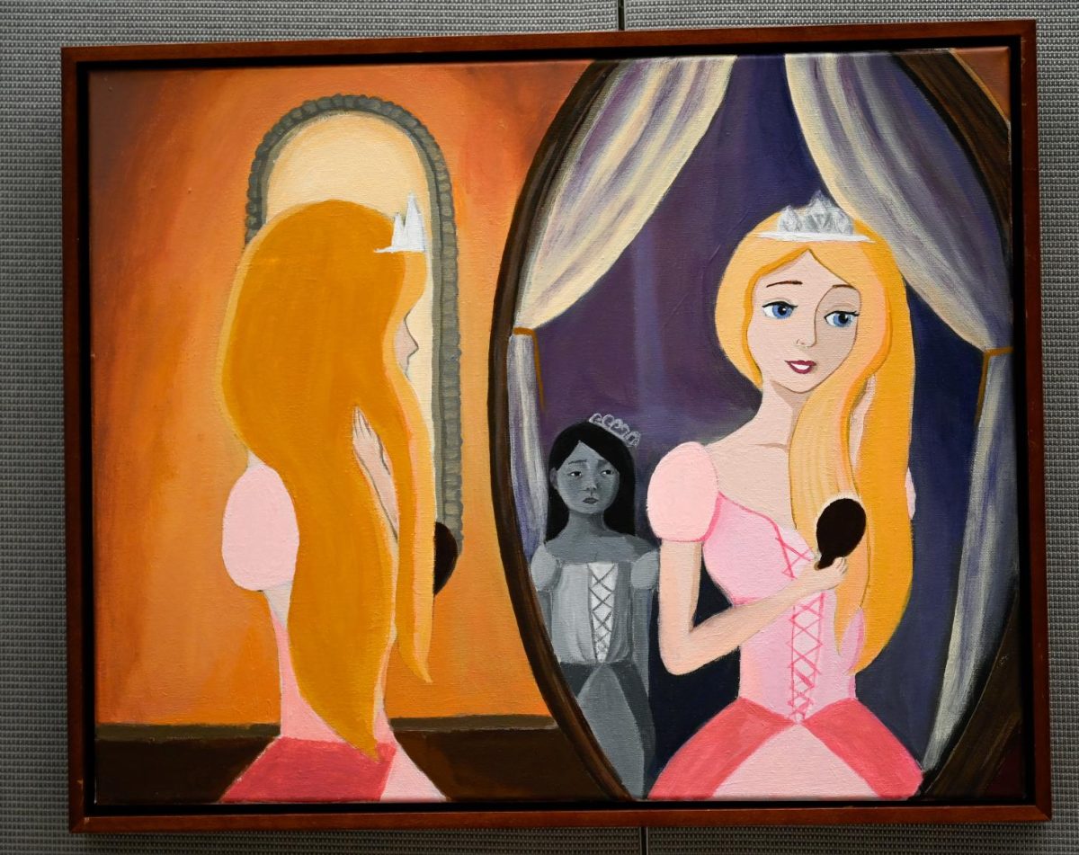 Nichols Hall, a building usually known as the home of science classrooms and lab experiments, transforms into a colorful gallery bursting with sculptures, paintings and photographs during the week of March 9.