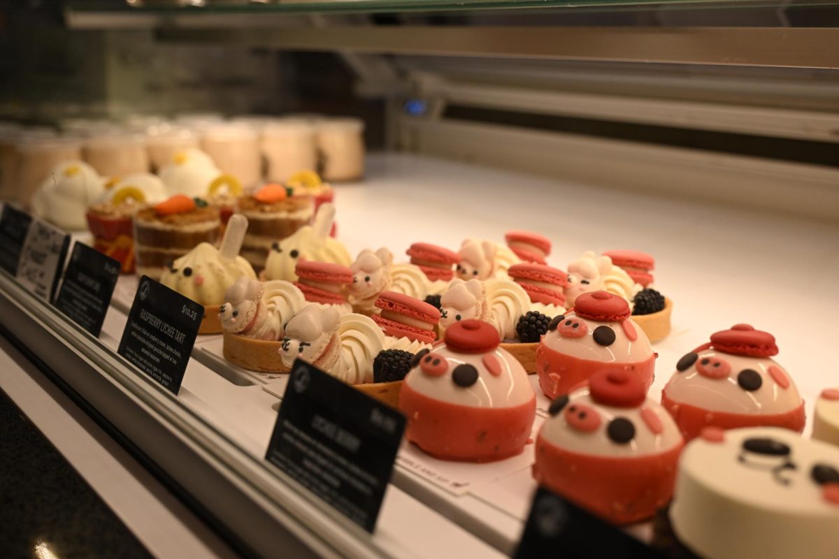 Besides the desserts we ordered, a variety was displayed behind the glass barrier. Each one had their own unique designs and flavors.