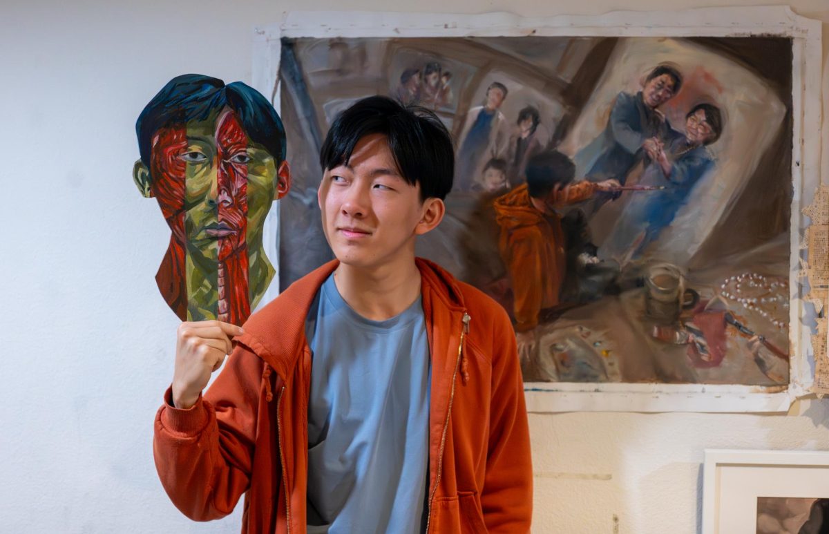 “Art is the pinnacle of manifesting my thoughts and ideas into the real world, and I want my work to encourage people to reflect and see things in a new way. I hope to leave a legacy of creativity and visual design through my art and inspire more people to embrace visual art as a medium themselves,” senior Charlie Wang said.
