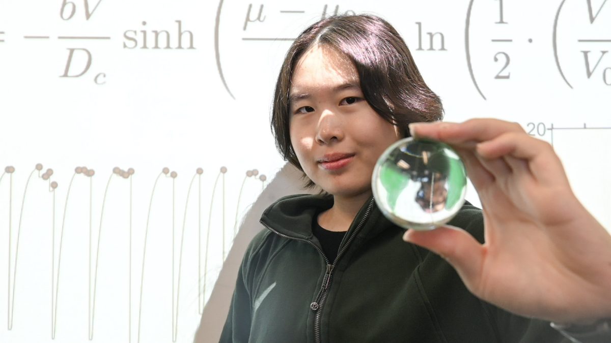 “The point of applied math research is to see things in the world that are really complicated and condense them down into a more concrete model that's easier to understand. Linguistics is similar because you're observing all of human language and trying to formulate patterns," senior Jessica Hu said.