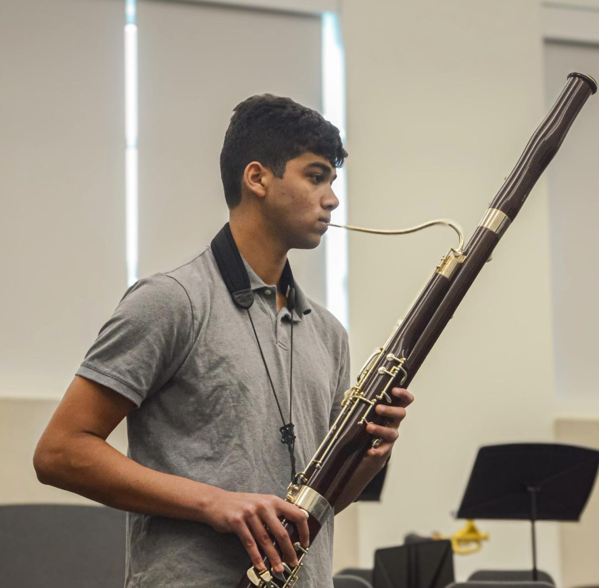 "There's nothing to be nervous about because you have to imagine if you were playing for yourself. There are no expectations to meet except your own. That's what inspires me: getting it done and the sense of satisfaction when you’re able to complete something challenging,” senior Vinayak Sinha said.