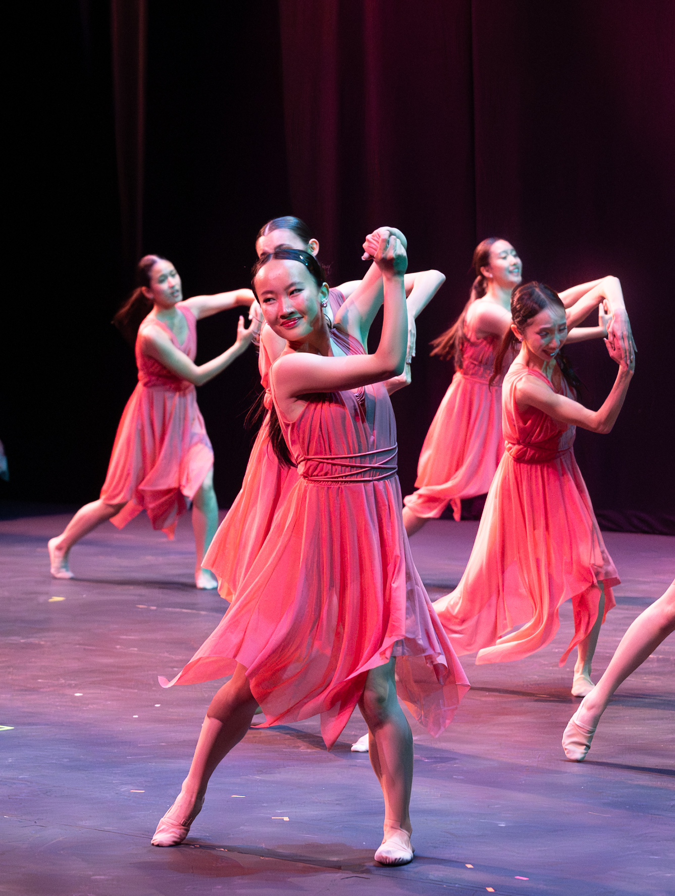 Senior Kallie Wang dances in senior Certificate dancer Serena Lau's choreographed dance of "Got It In You" by BANNERS. "I will really miss this program and all the support I've received throughout the years," Serena said.