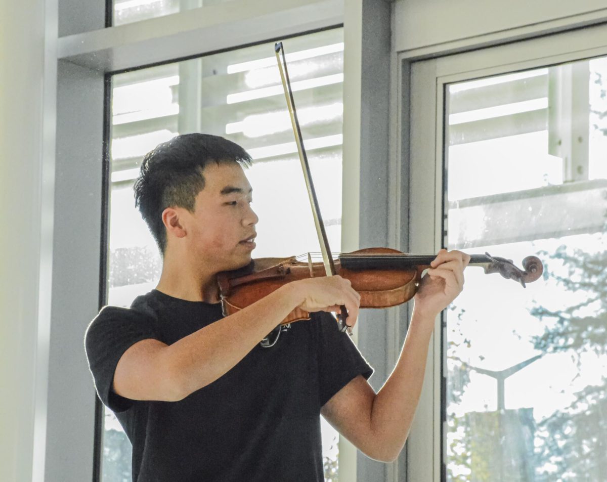 “Everyone finds meaning in their own life. For me, that meaning comes from my family, my music and helping others. Doing music is not just something to win competitions or to look good on my college applications. It’s just an amazing tool in general for servicing others,” George Yang ('26) said.